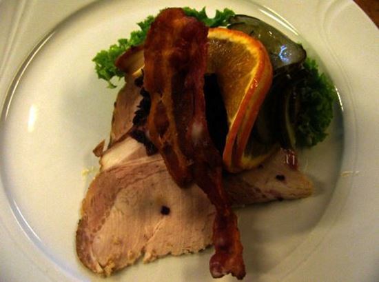 Flæskesteg med Rødkål