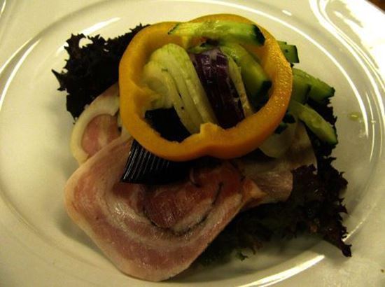 Rullepølse med løg & sky