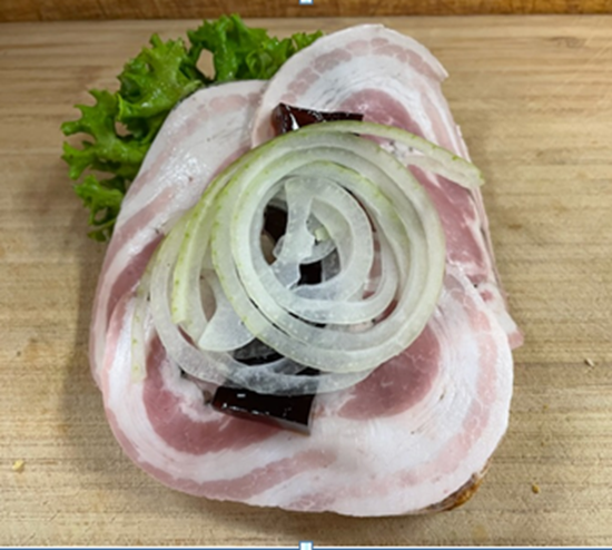 Billede af Franskbrød med rullepølse