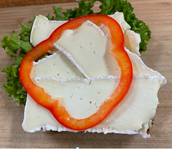 Billede af Franskbrød med brie