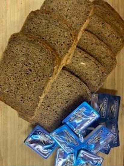 Billede af Rugbrød m. smørbrikker